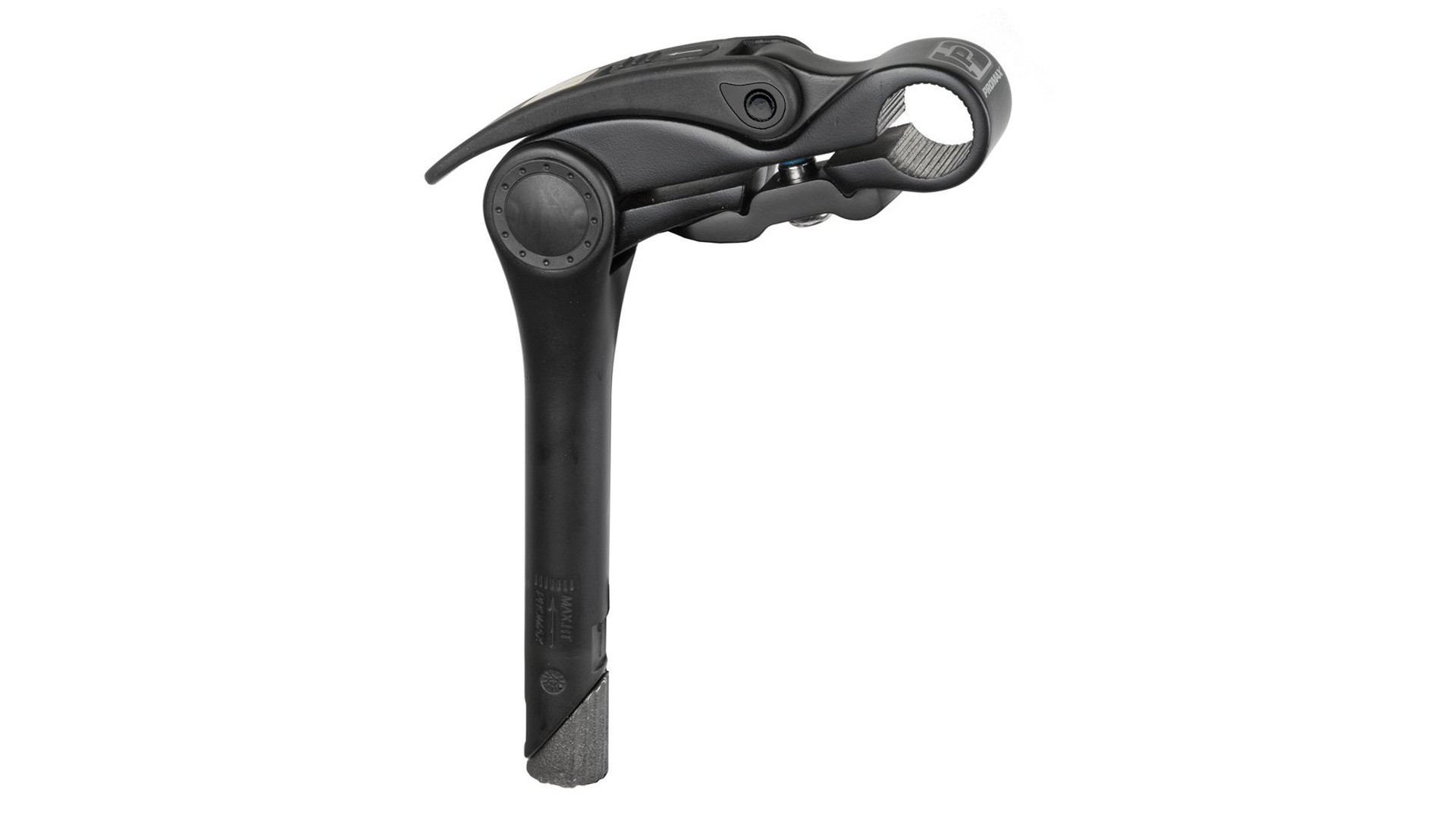 PROMAX MA-579 hagyományos (diós) kormányszár, 25,4/180x110 mm, állítható (0-70°), 1-1/8", alu, fekete PROMAX MA-579 hagyományos (diós) kormányszár, 25,4/180x110 mm, állítható (0-70°), 1-1/8", alu, fekete