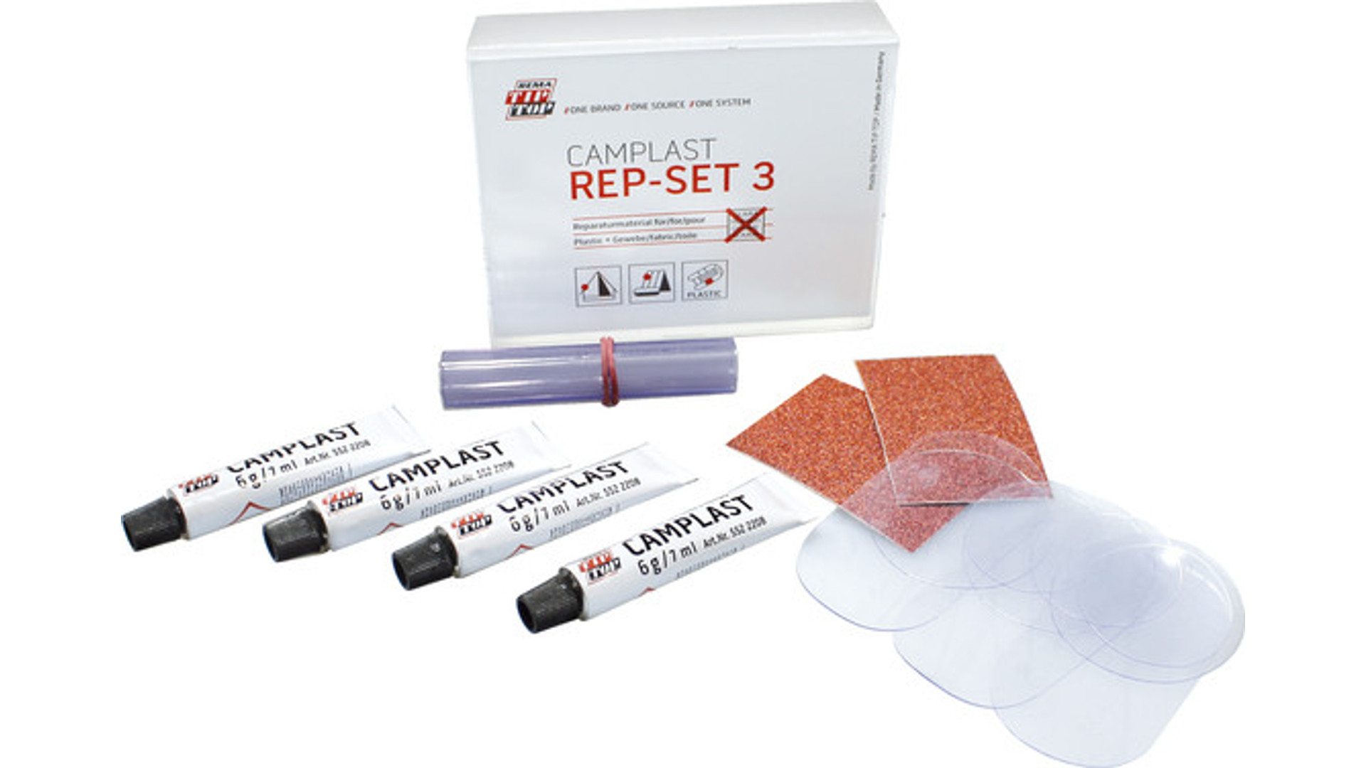 REMA Tip Top Camplast Maxi PVC/PU ragasztókészlet, dobozos