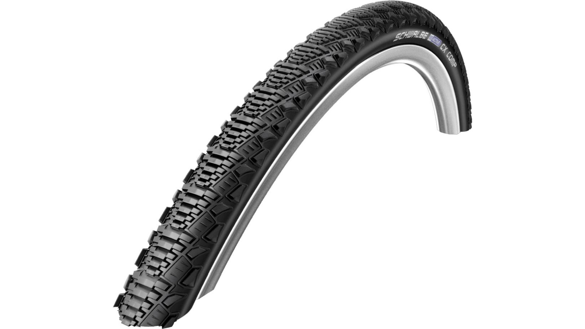SCHWALBE CX Comp 35-622 (28x1.35, 700x35C) Active Line országúti/gravel külső gumi (köpeny) defektvédelemmel, fekete