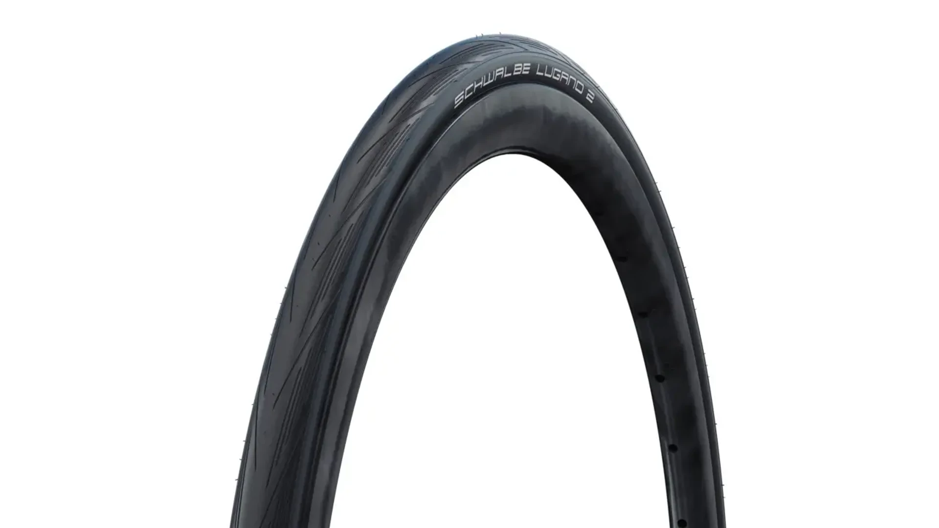 SCHWALBE Lugano II 25-622 (700x25C) Active Line országúti külső gumi (köpeny) defektvédelemmel, fekete