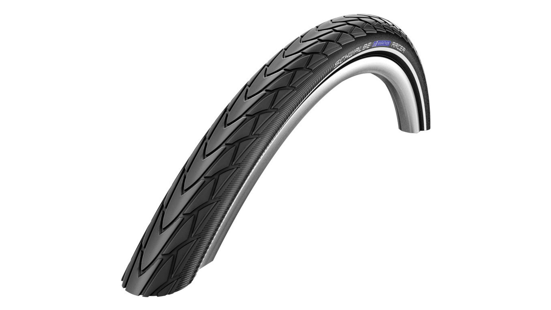 SCHWALBE Marathon Racer 35-622 (28x1.35, 700x35C) Performance Line túra/trekking/e-bike külső gumi (köpeny) defektvédelemmel, reflexcsíkos, fekete