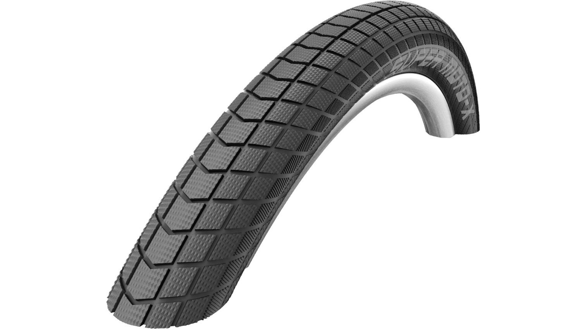SCHWALBE Super Moto-X 26x2.40 (62-559) Performance Line városi / e-bike külső gumi (köpeny) defektvédelemmel, fekete, reflexcsíkos SCHWALBE Super Moto-X 26x2.40 (62-559) Performance Line városi / e-bike külső gumi (köpeny) defektvédelemmel, fekete, reflexcsíkos
