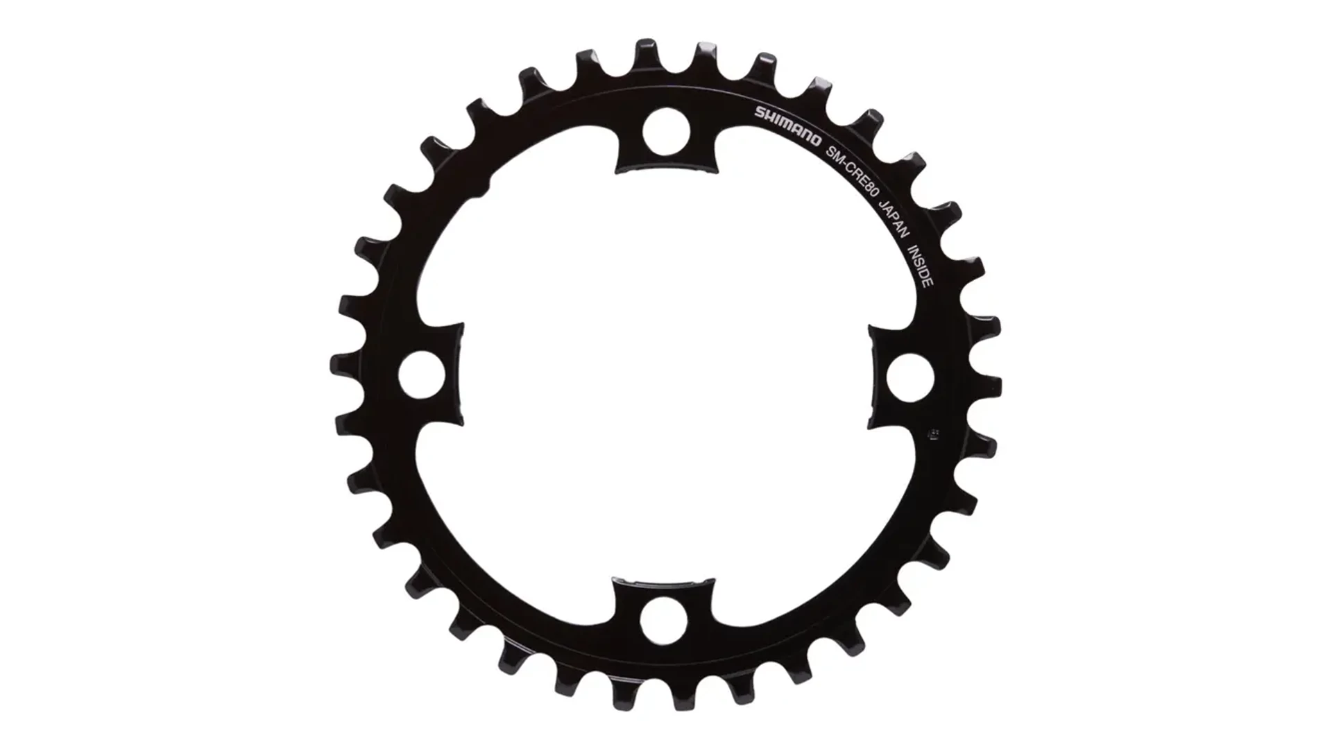 SHIMANO Steps SM-CRE80 lánckerék (FC-E8050/E8000), e-Bike, 34T, 104mm, 10/11s, Direct Chain Engagement, acél, fekete