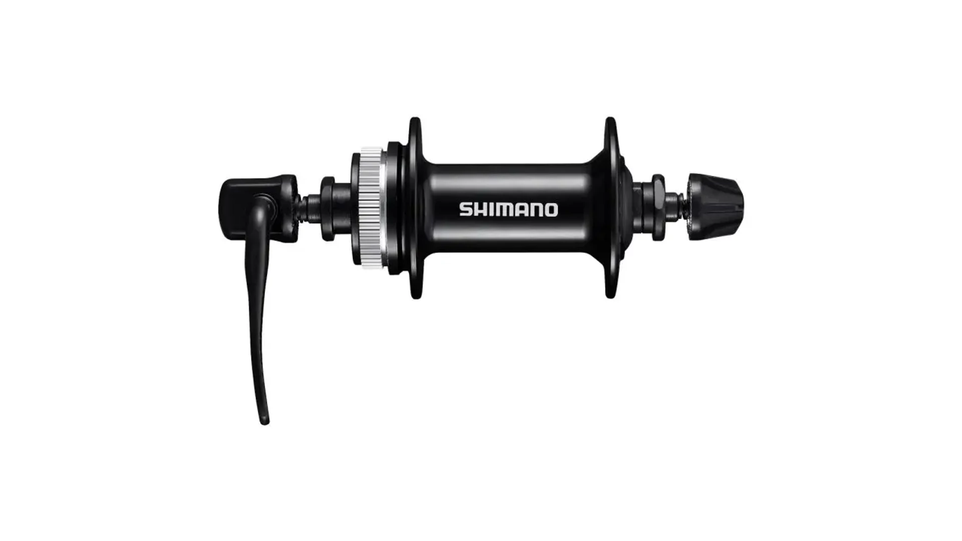 SHIMANO Altus HB-MT200 első agy gyors zárral, 100mm, Centerlock, 32H, fekete
