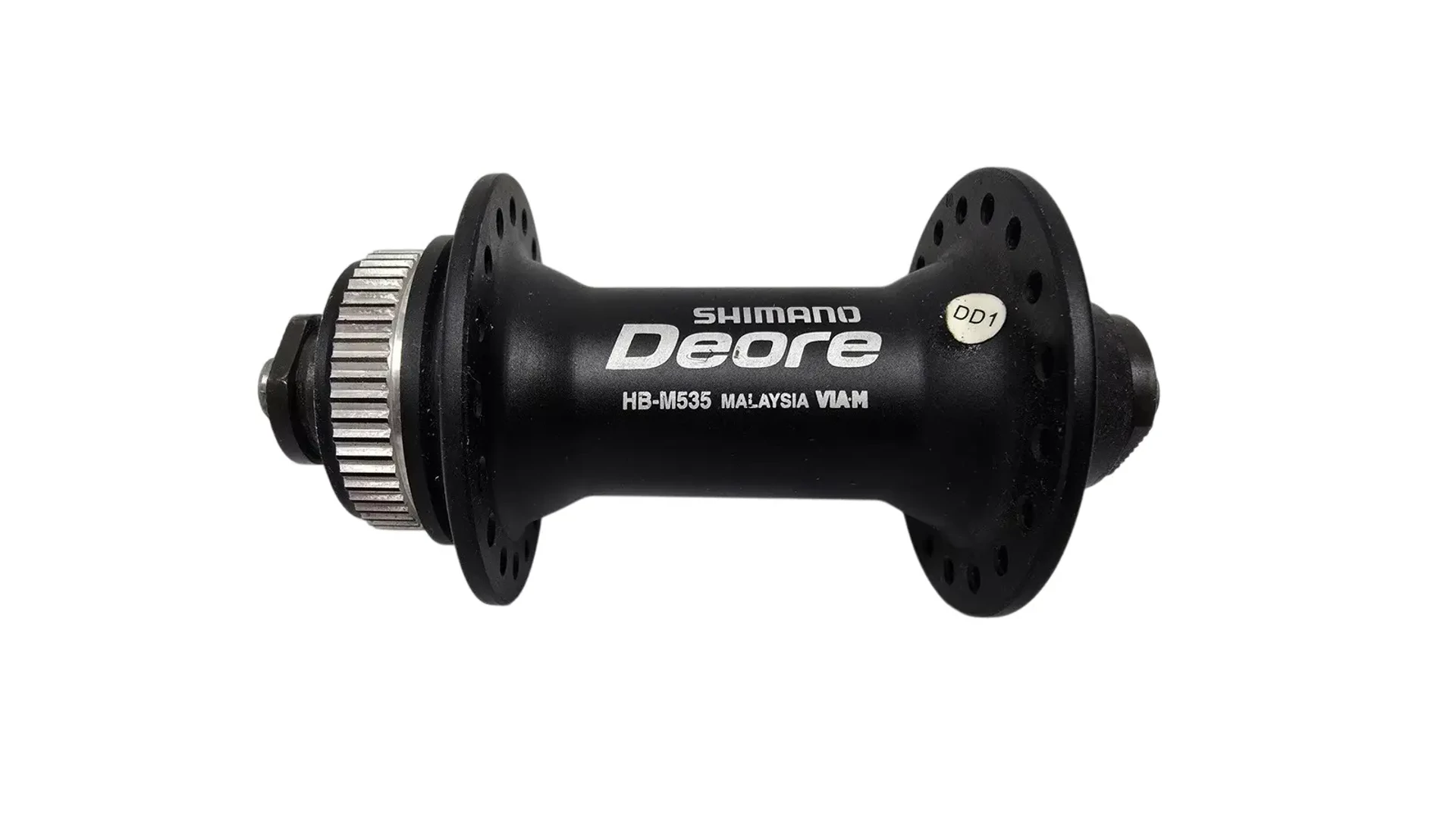 SHIMANO Deore HB-M535 első agy gyors zárral, 100mm, Centerlock, 36H, fekete