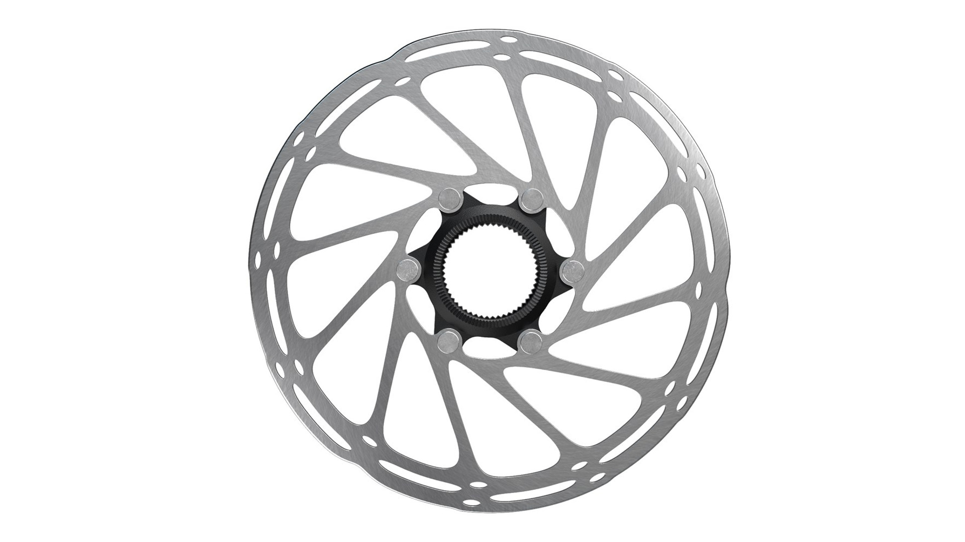 SRAM Centerline Round Edges féktárcsa, Centerlock, 160 mm, ezüst