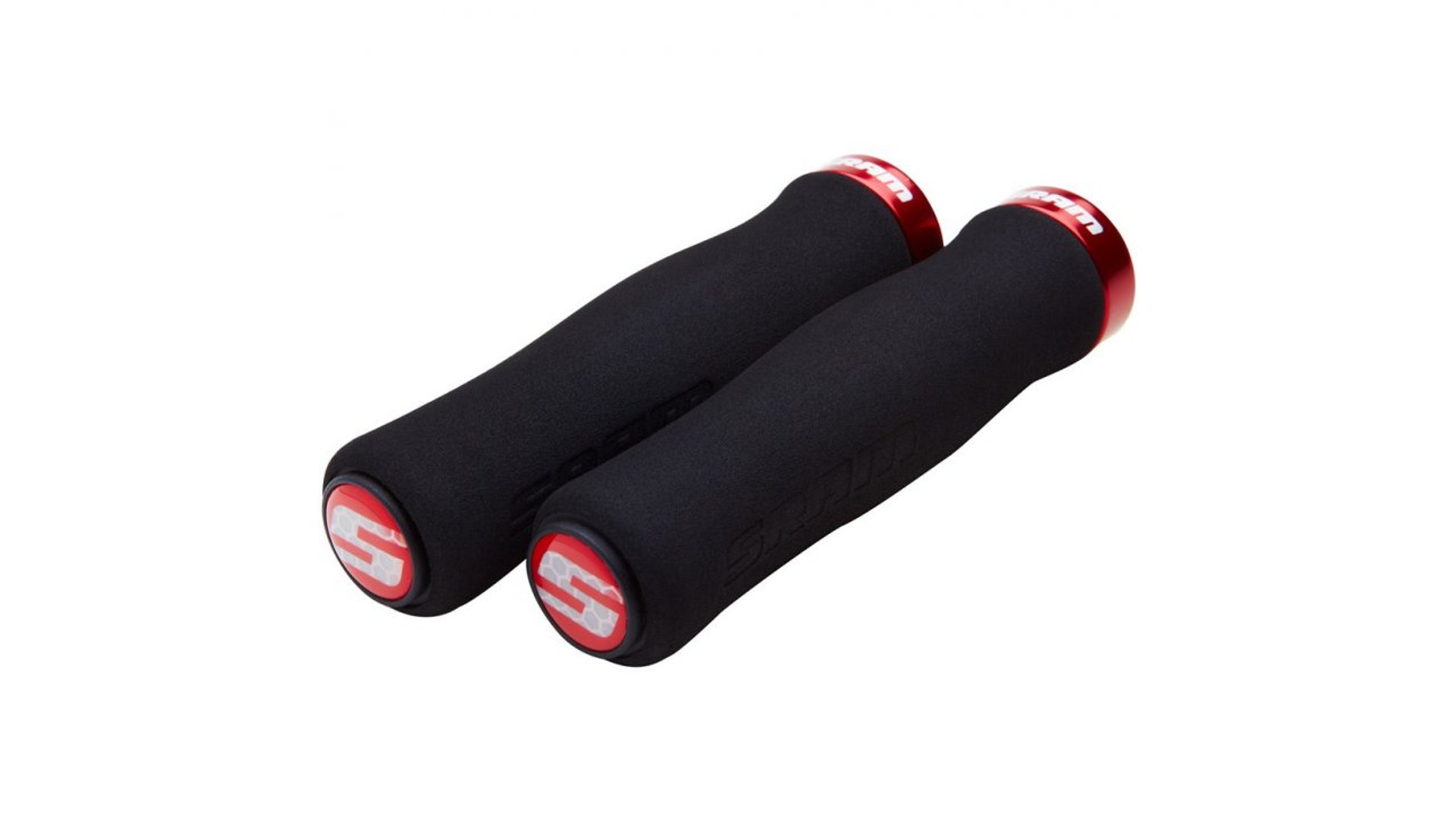 SRAM Contour bilincses szivacsmarkolat, 129 mm, fekete/piros