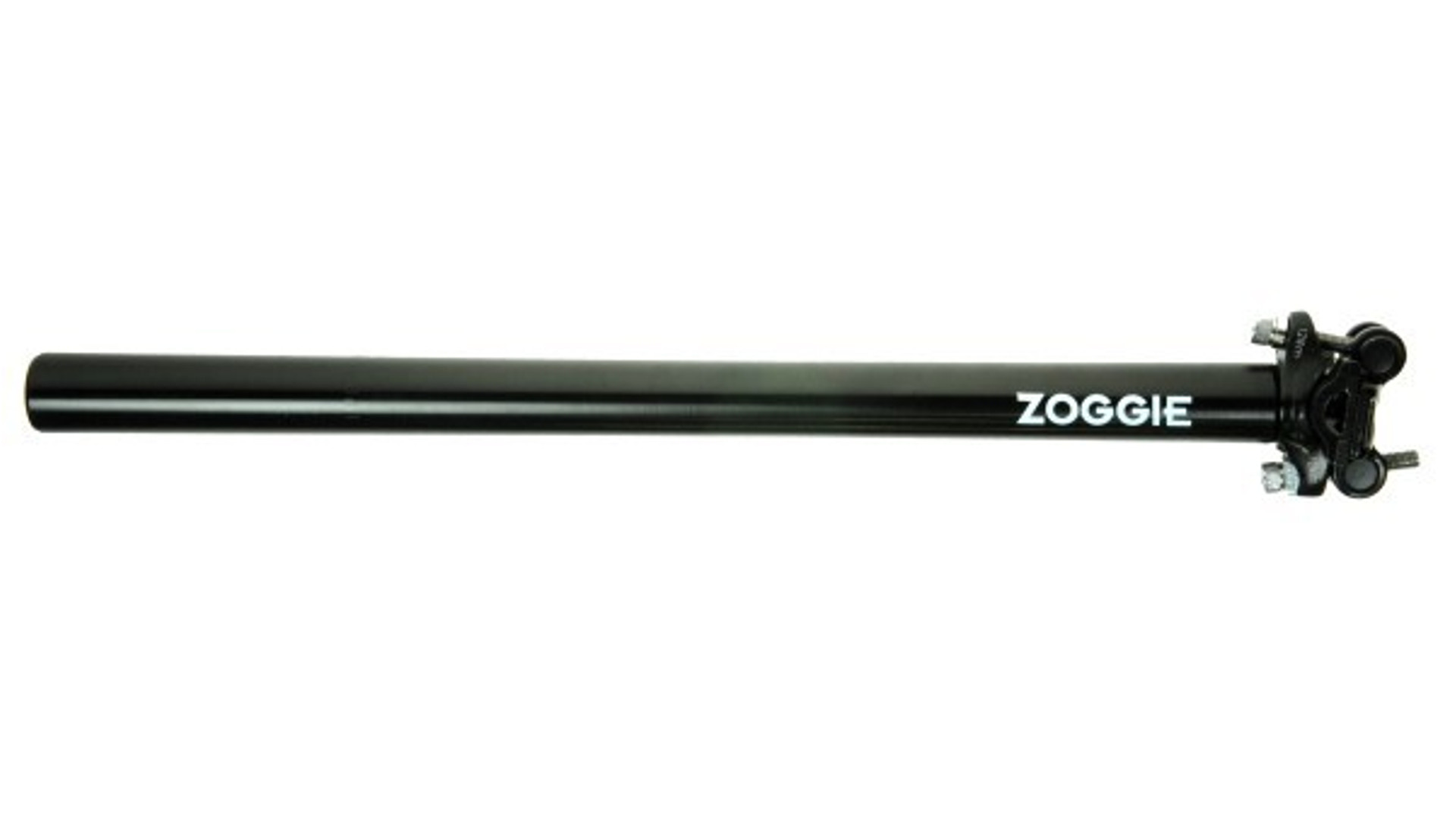 ZOGGIE MTB / trekking kétcsavaros nyeregcső, 30.9x400mm, alu, fekete