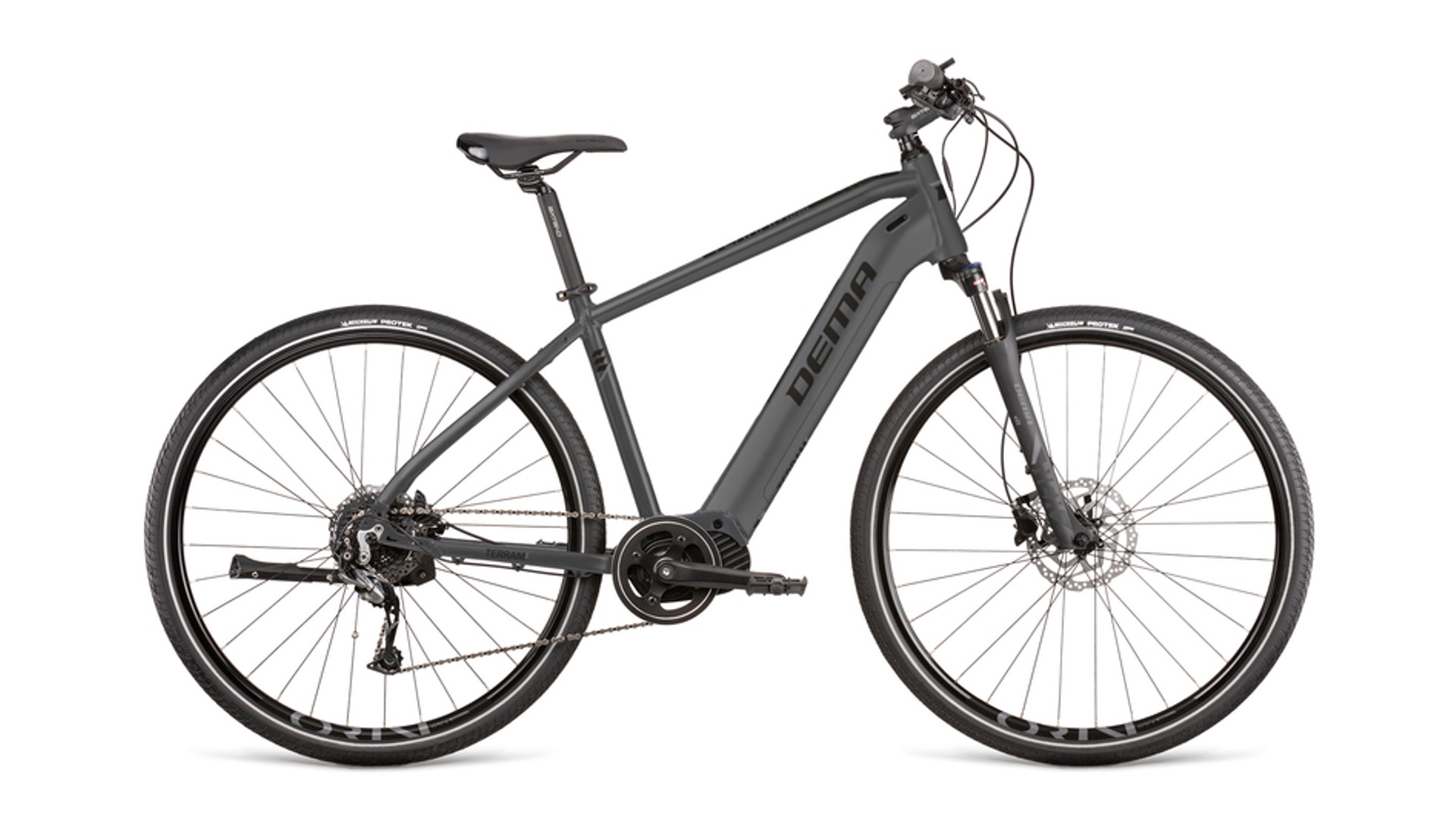 DEMA Terram 5 férfi cross elektromos kerékpár, anthracite / black, M (18") DEMA Terram 5 férfi cross elektromos kerékpár, anthracite / black, M (18")