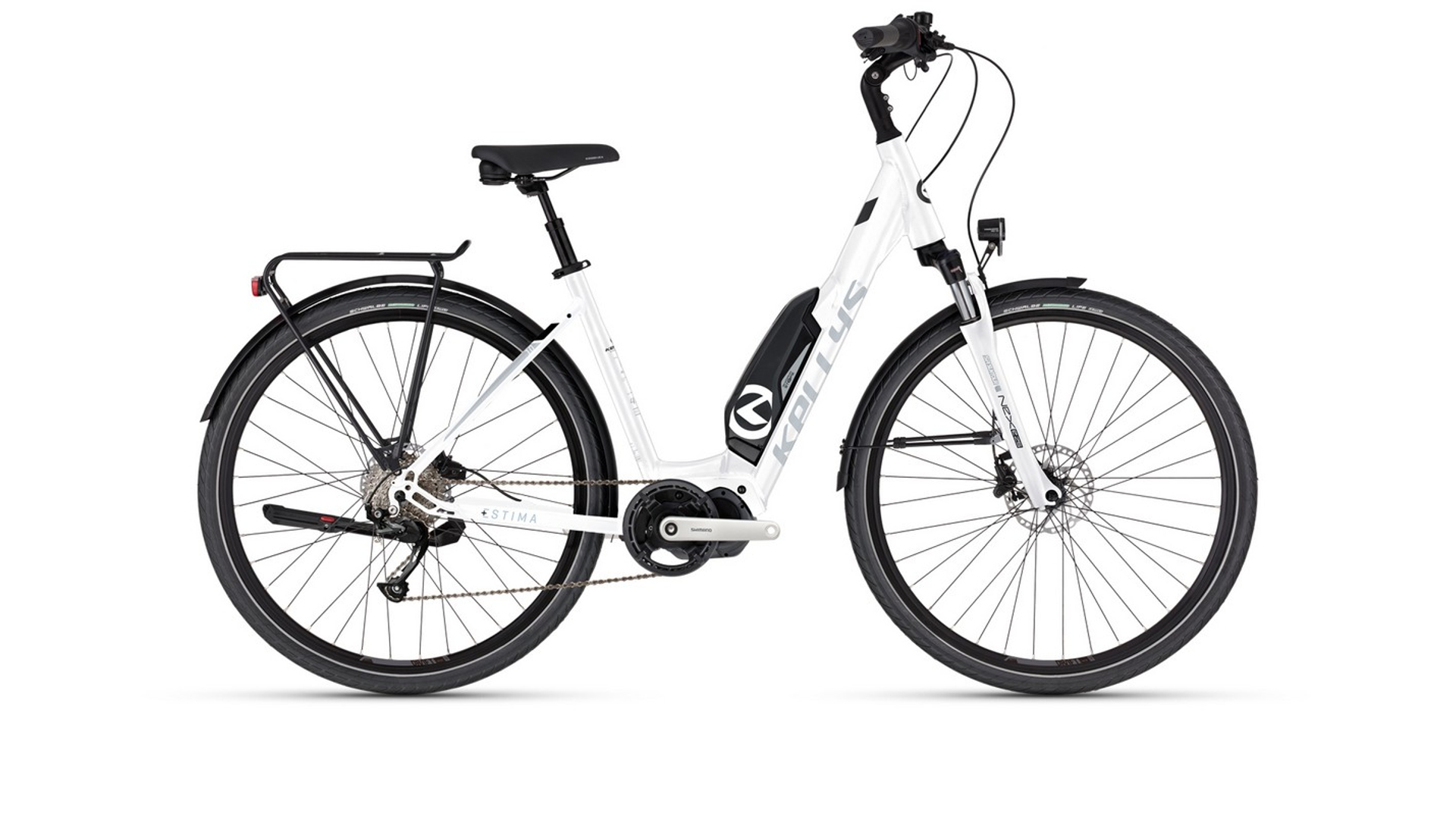 KELLYS Estima 10 SH 504Wh 28" női elektromos városi kerékpár, White, S (159-173cm)