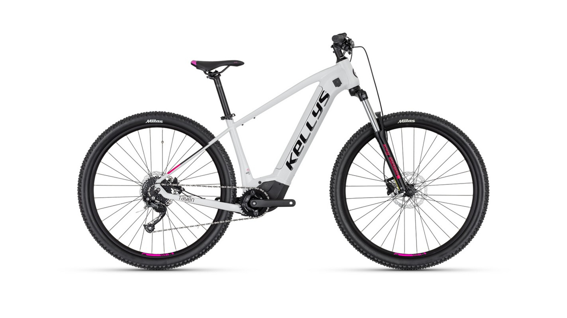 KELLYS Tayen R10 P 725Wh 29" MTB hardtail női elektromos kerékpár, White, M (174-184cm)