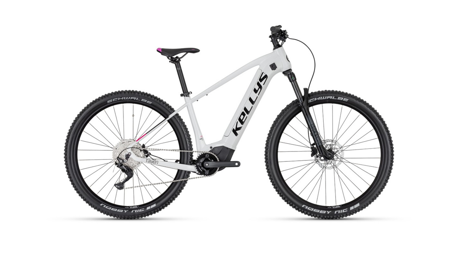 KELLYS Tayen R50 P 725Wh 27.5" MTB hardtail női elektromos kerékpár, White, S (155-168cm)