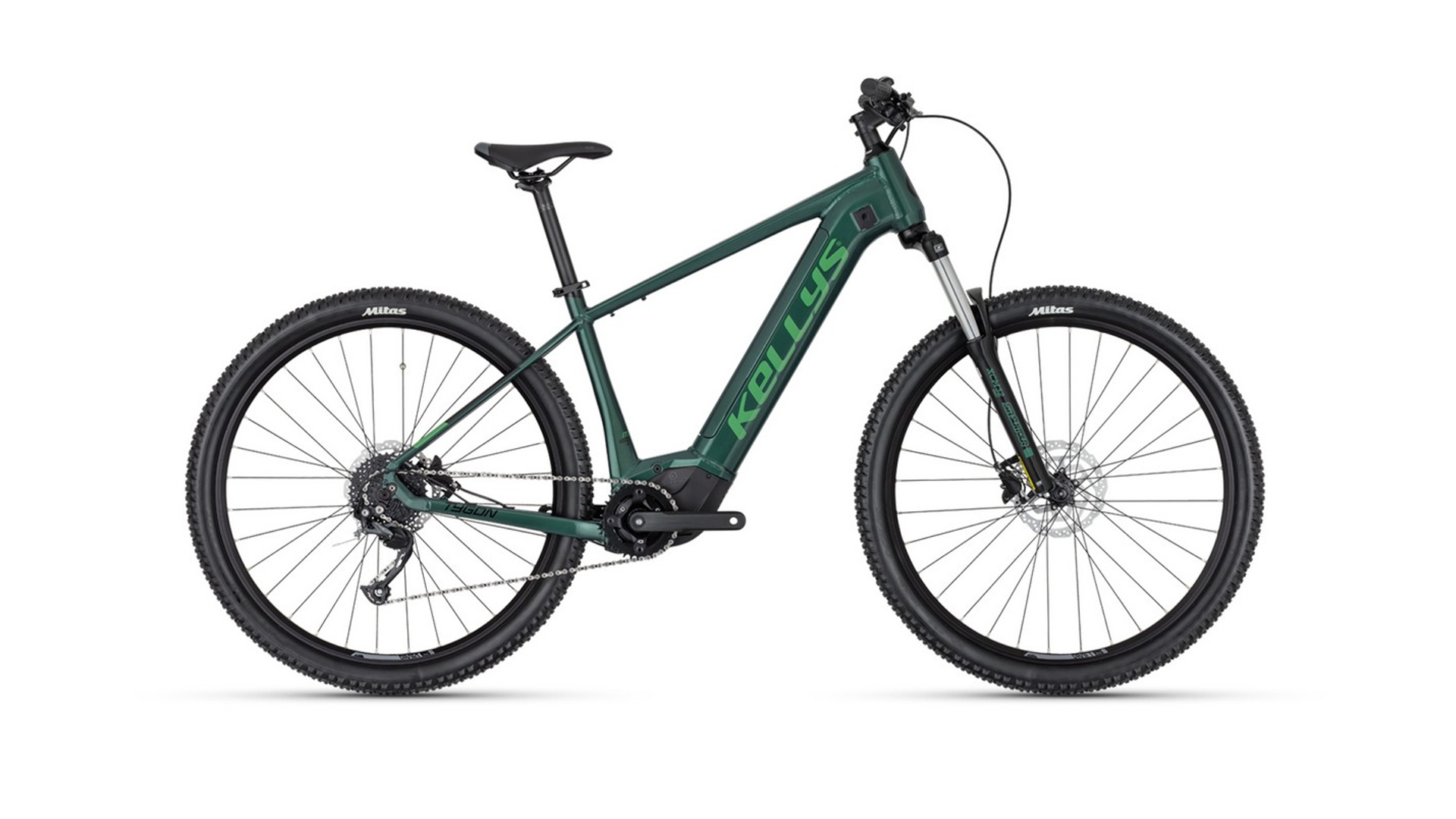 KELLYS Tygon R10 P 725Wh 29" MTB hardtail férfi elektromos kerékpár, Forest, M (174-184cm)