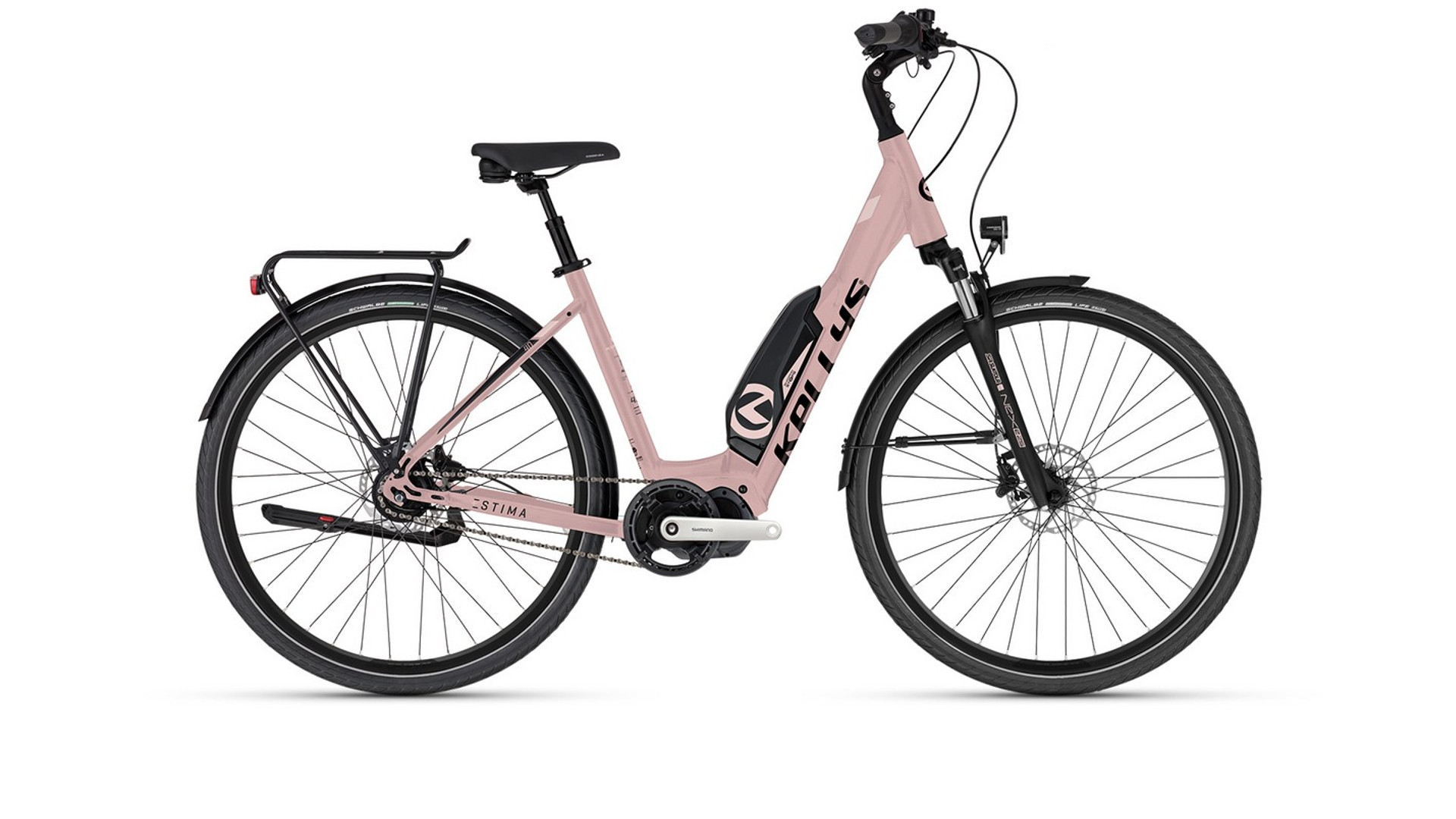 KELLYS Estima 40 SH 630Wh 28" női elektromos városi kerékpár, 5 seb. agyváltós, Rose Gold, M (169-183cm) KELLYS Estima 40 SH 630Wh 28" női elektromos városi kerékpár, 5 seb. agyváltós, Rose Gold, M (169-183cm)