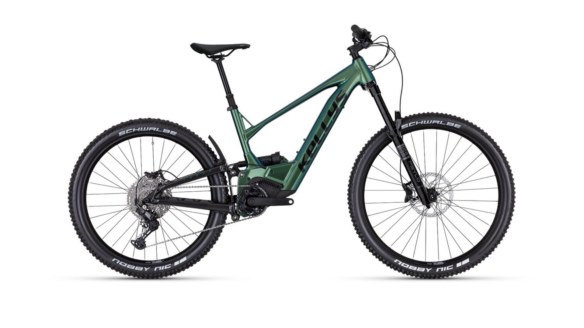 KELLYS Theos R30 P 29"/27.5" 820Wh MTB/enduro fully elektromos kerékpár, Magic Green, M (168-180cm)