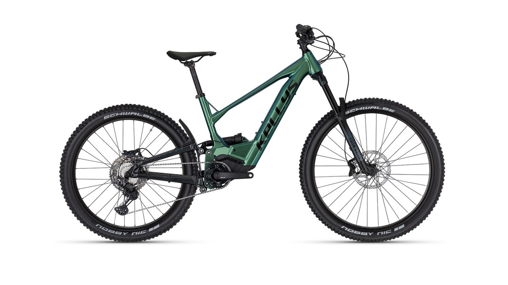 KELLYS Theos R50 LTD 29"/27.5" 725Wh MTB/enduro fully elektromos kerékpár, Magic Green, M (168-180cm)