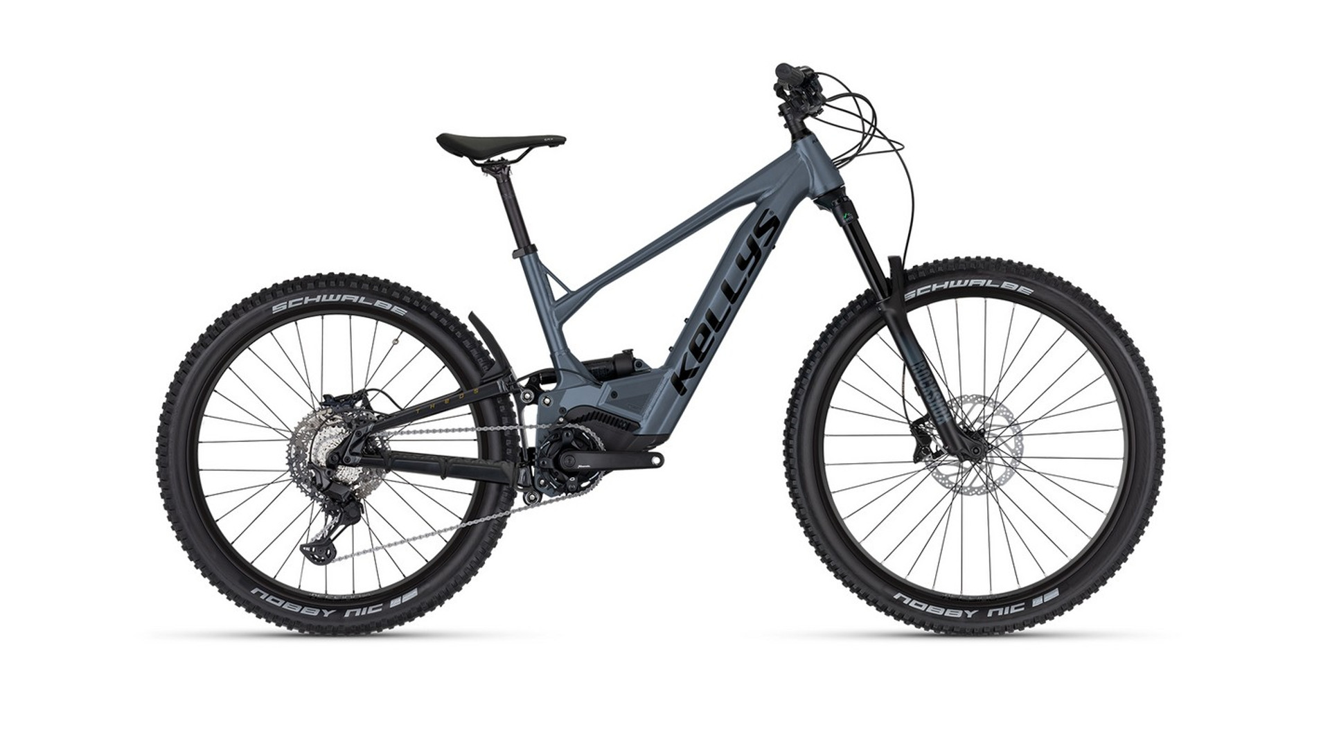 KELLYS Theos R50 LTD 29"/27.5" 725Wh MTB/enduro fully elektromos kerékpár, Steel Blue, M (168-180cm)
