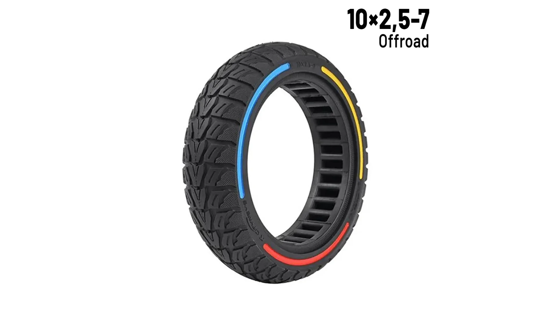 10x2.5-7 elektromos roller külső gumi / tömörgumi, lyuggatott, City, Cityneye