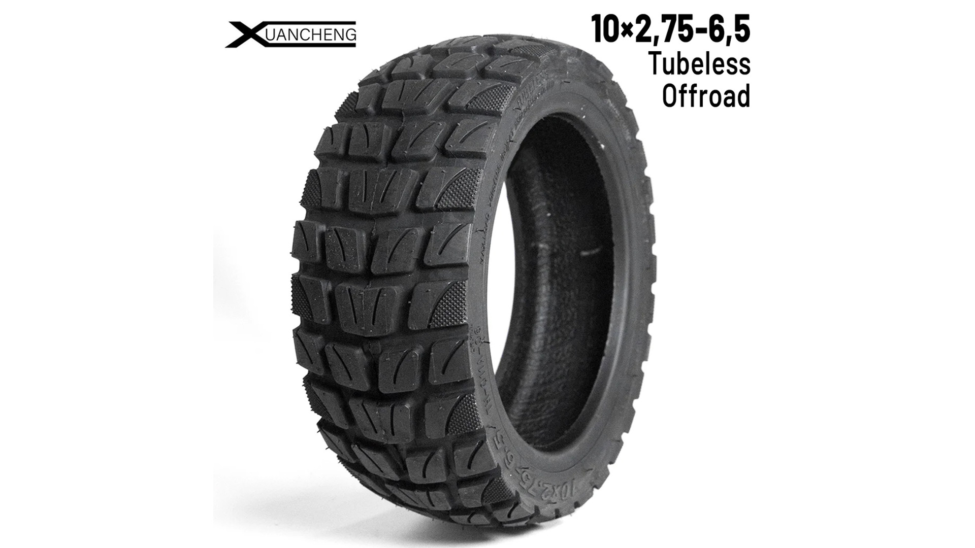 10x2.75-6.5 / 255x70 elektromos roller külső gumi, Off-road, tubeless, szélesített, Xuancheng