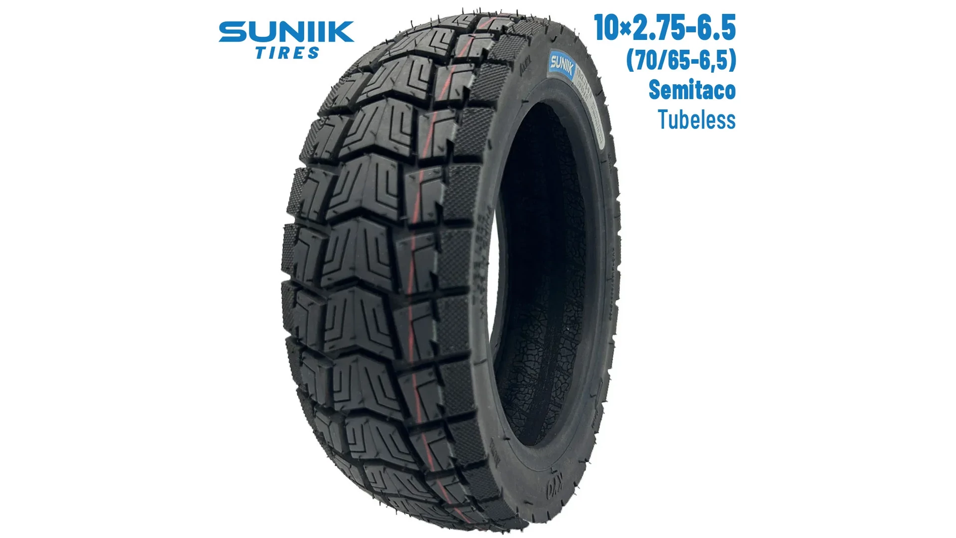 10x2.75-6.5 (70/65-6,5) elektromos roller külső gumi, városi terep, tubeless, szélesített, Suniik 10x2.75-6.5 (70/65-6,5) elektromos roller külső gumi, városi terep, tubeless, szélesített, Suniik