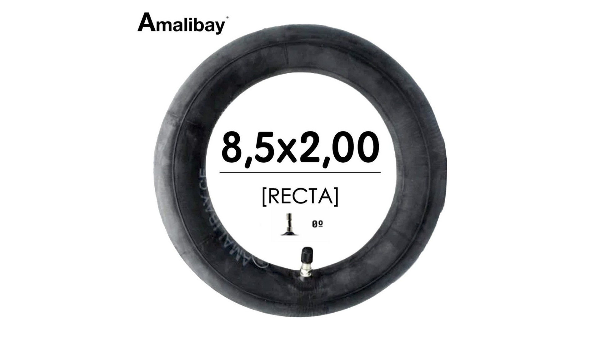 8,5x2 (50/134) elektromos roller belső, egyenes szelep, standard, Xiaomi / Cecotec komp. 8,5x2 (50/134) elektromos roller belső, egyenes szelep, standard, Xiaomi / Cecotec komp.