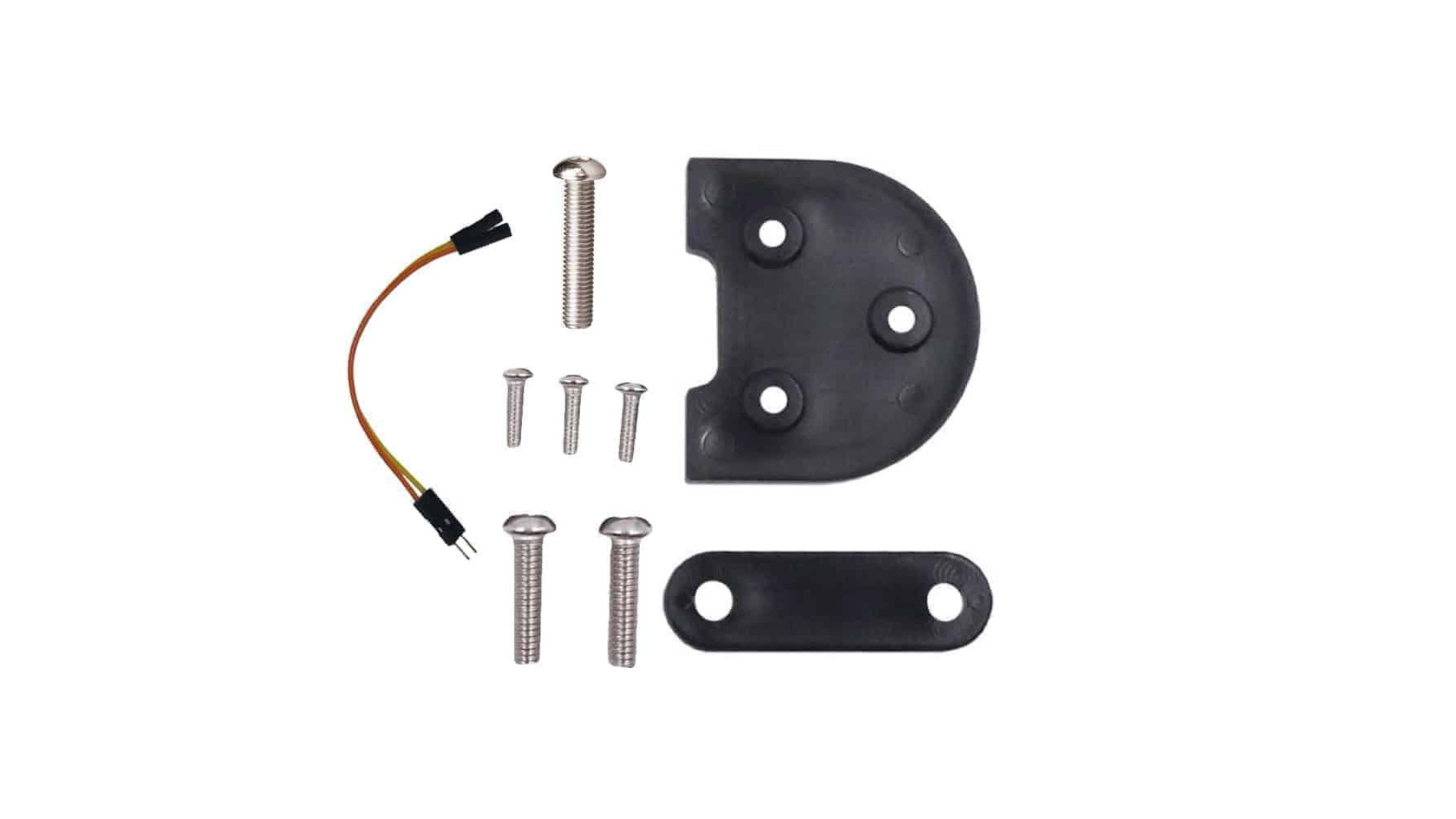 Adapterszett 10"-ra átépítéshez, Xiaomi M365 / 1S / Essential / Pro / Pro2, fekete Adapterszett 10"-ra átépítéshez, Xiaomi M365 / 1S / Essential / Pro / Pro2, fekete