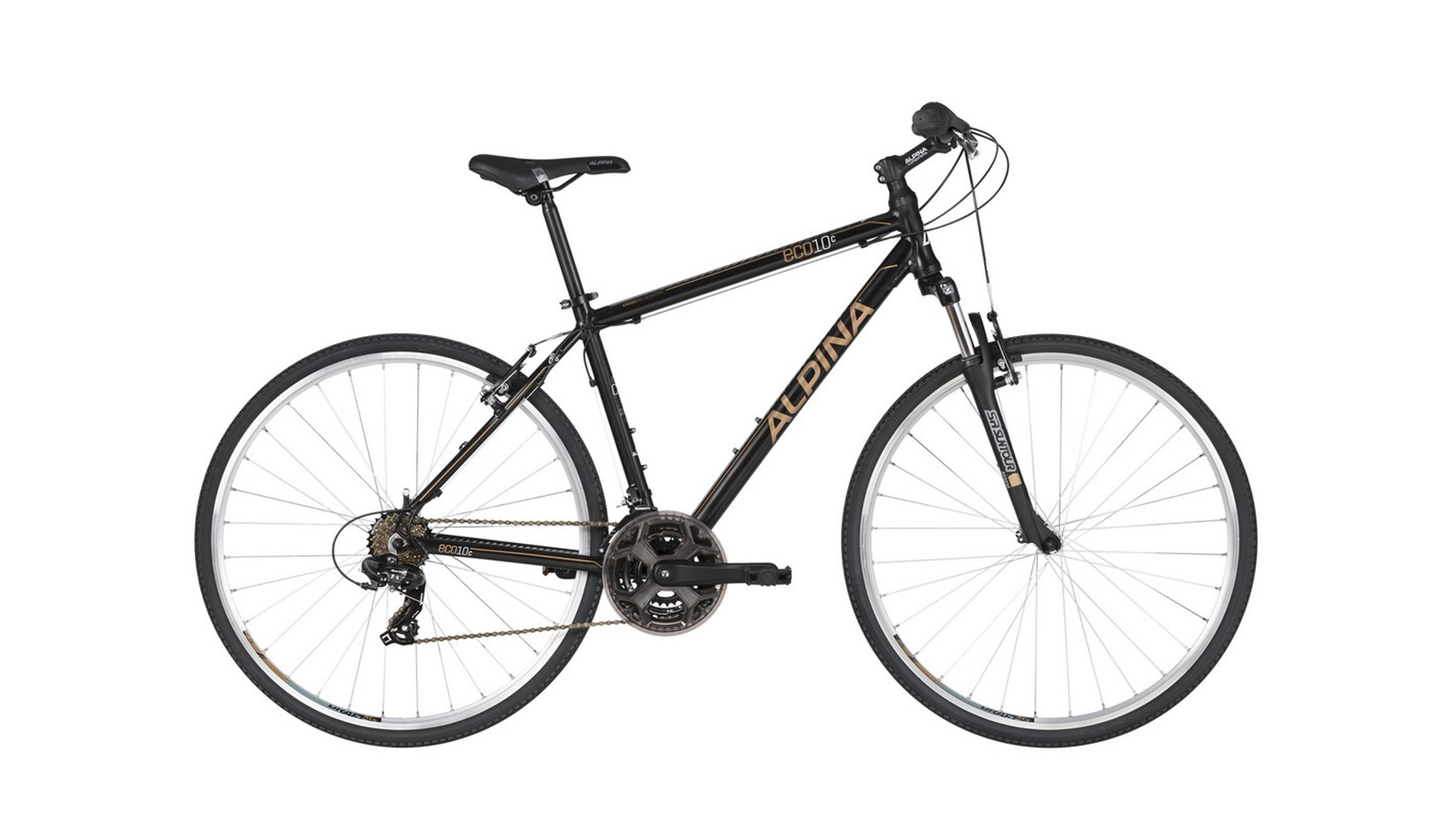 ALPINA ECO C10 28" cross kerékpár, Black, S ALPINA ECO C10 28" cross kerékpár, Black, S