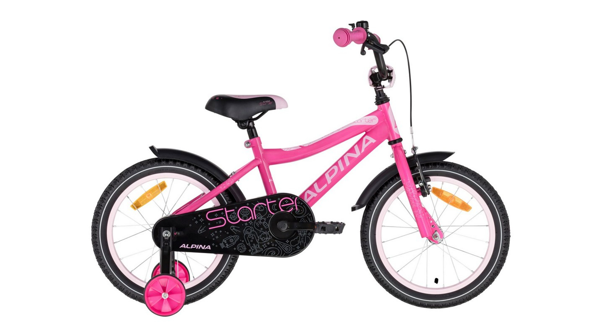 ALPINA Starter 16" gyermekkerékpár, Pink