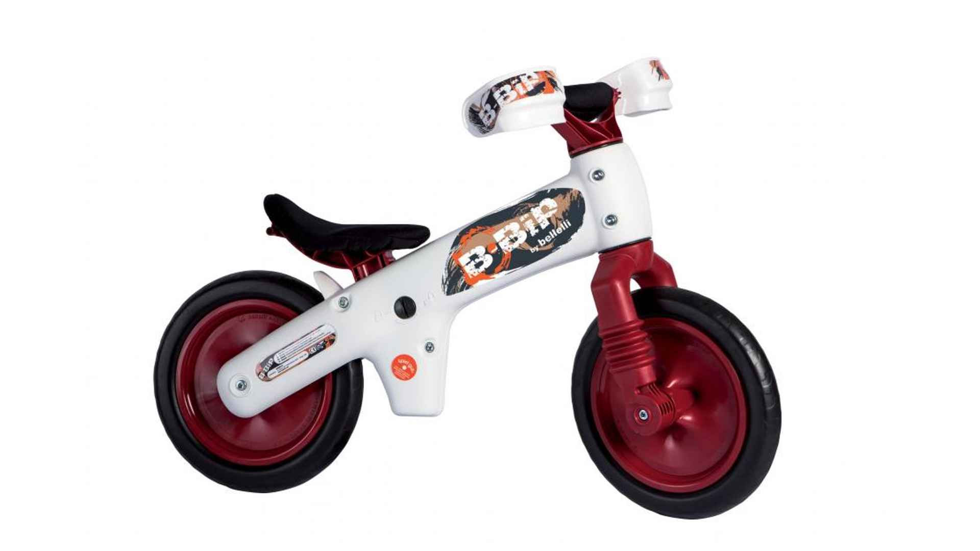 BELLELLI B-BIP gyermek futókerékpár, fehér/piros