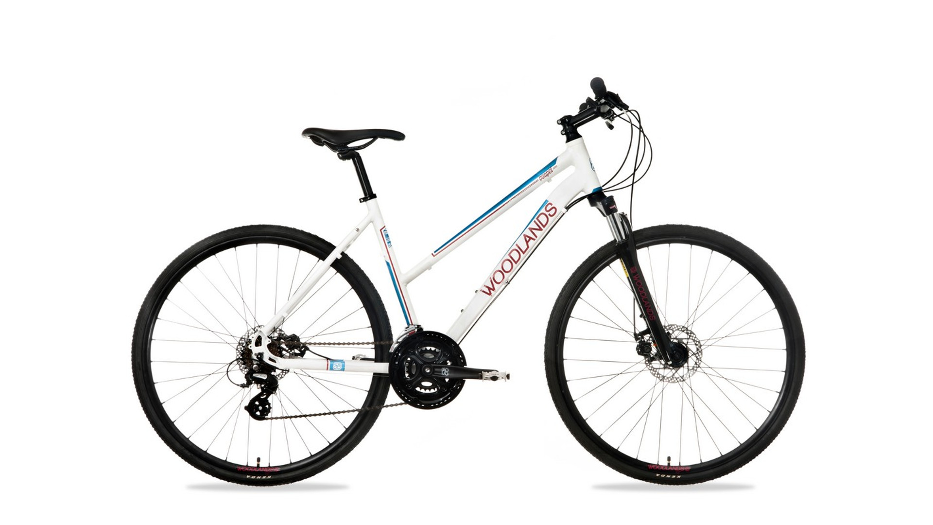 CSEPEL Woodlands Cross Női 1.1 21SP 28" női cross-trekking kerékpár, 17", fehér