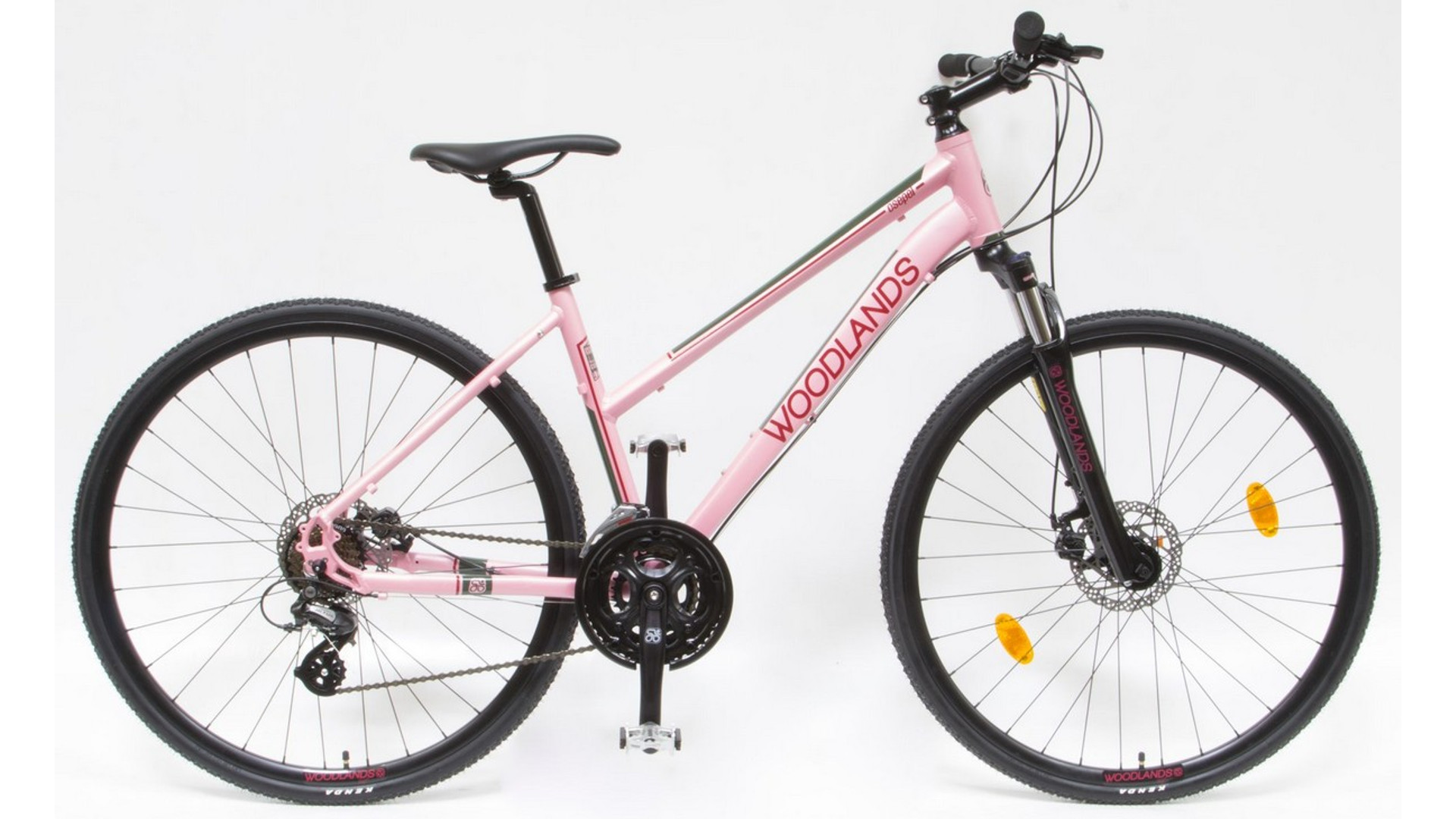CSEPEL Woodlands Cross Női 1.1 21SP 28" női cross-trekking kerékpár, 19", rózsaszín