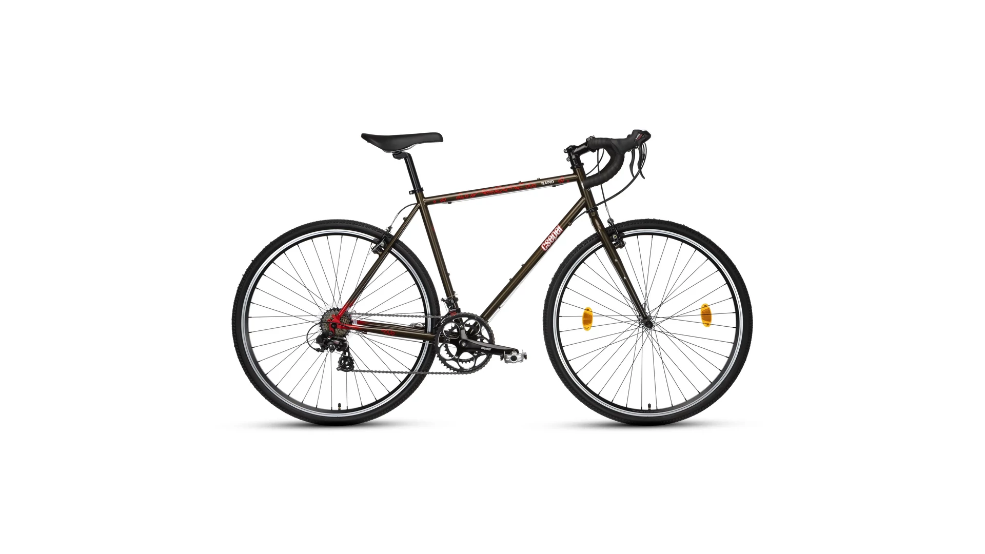 CSEPEL Rapid 3* 28" gravel kerékpár, 51cm, metál barna