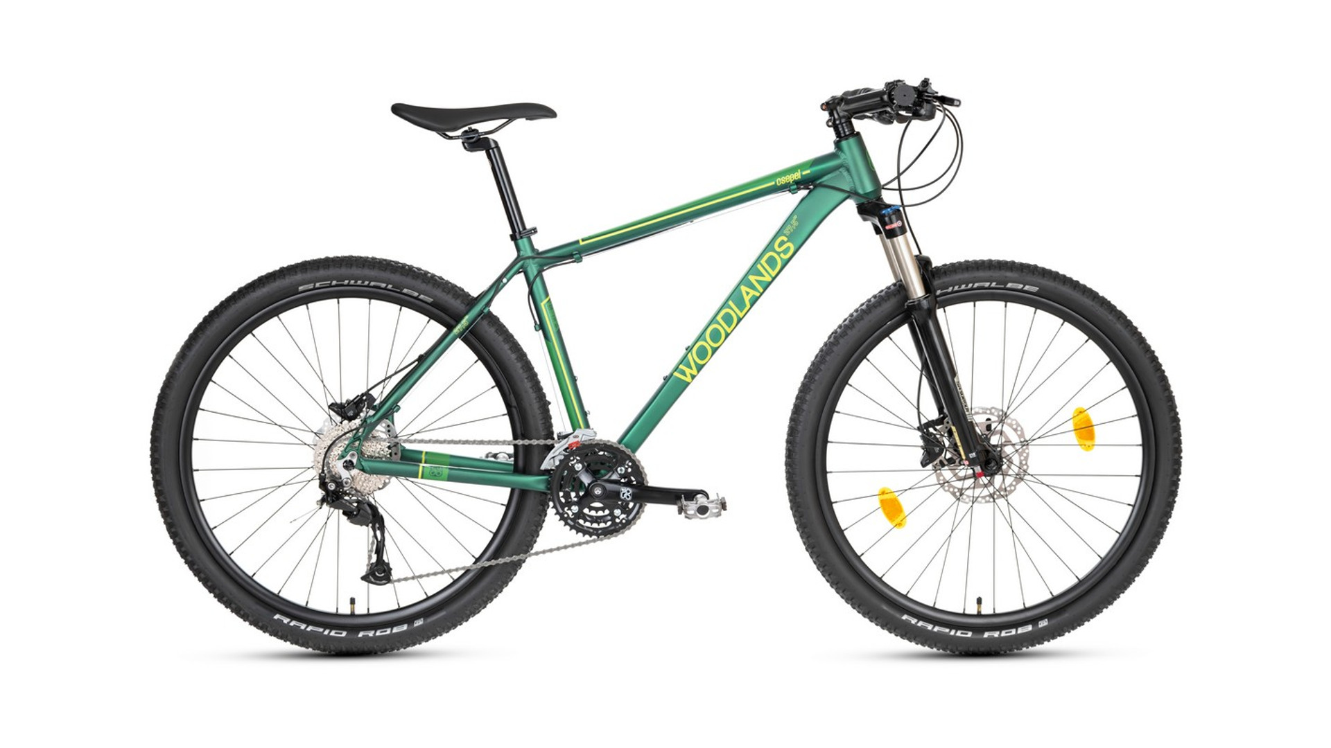 CSEPEL Woodlands Pro 2.1 27,5" 21SP MTB XC kerékpár, 16.5", matt zöld