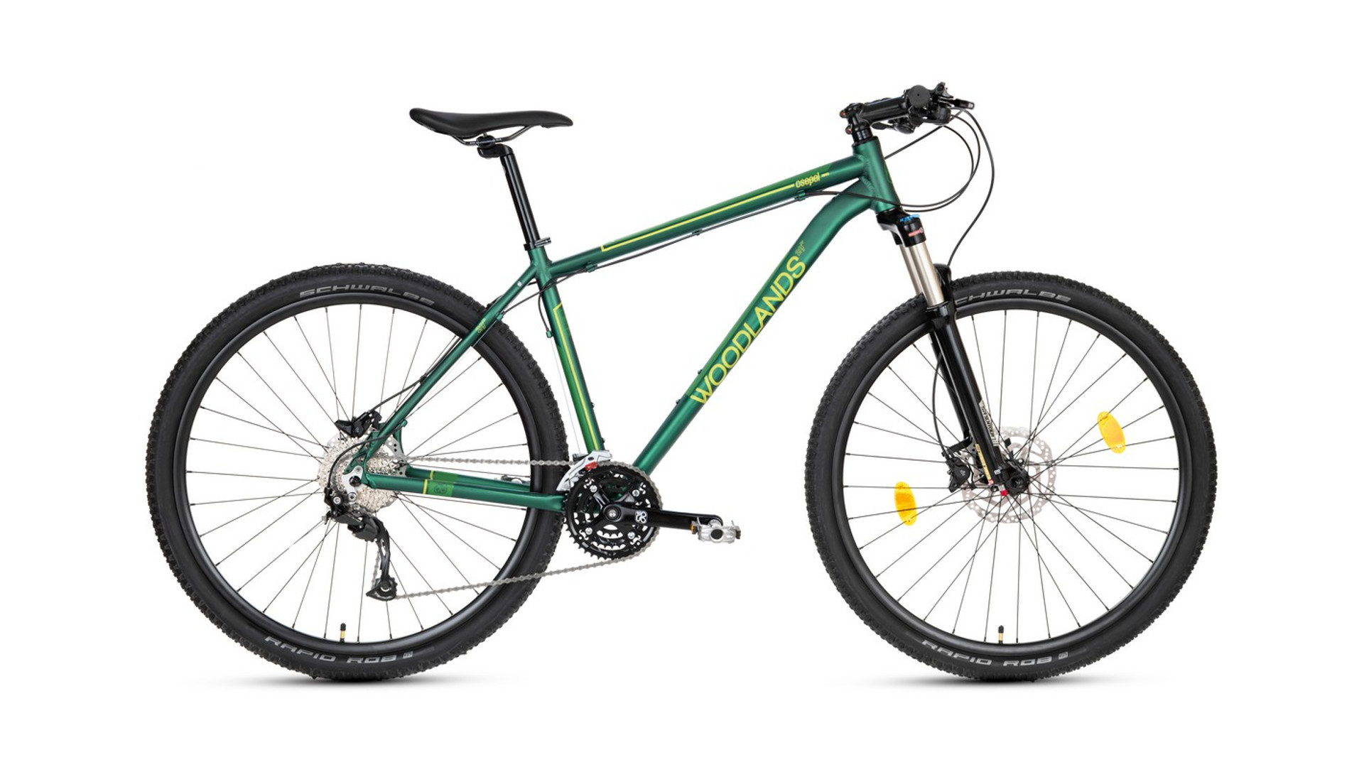 CSEPEL Woodlands Pro 2.1 29" 27SP MTB XC kerékpár, 19", matt zöld