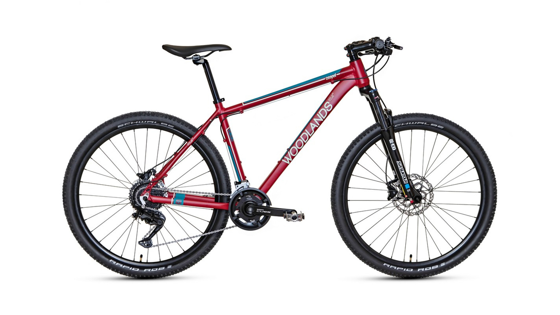 CSEPEL Woodlands Pro Cues 2.1 27,5" 18SP MTB XC kerékpár, 16.5", matt bordó