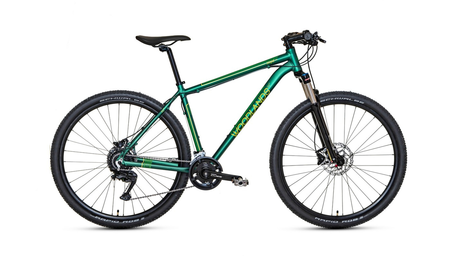 CSEPEL Woodlands Pro 2.1 Cues 29" 27SP MTB XC kerékpár, 19", matt zöld