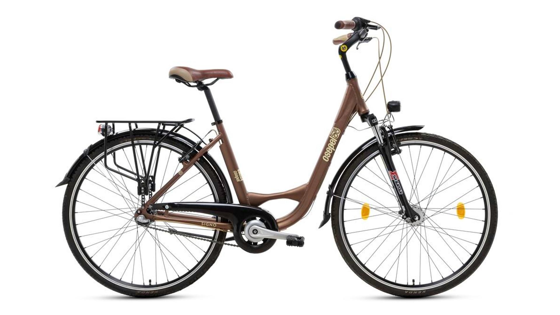 CSEPEL Signo 100 Női 28" N3 3 seb. agyváltós, kontrás női túra/trekking kerékpár, 17", barna