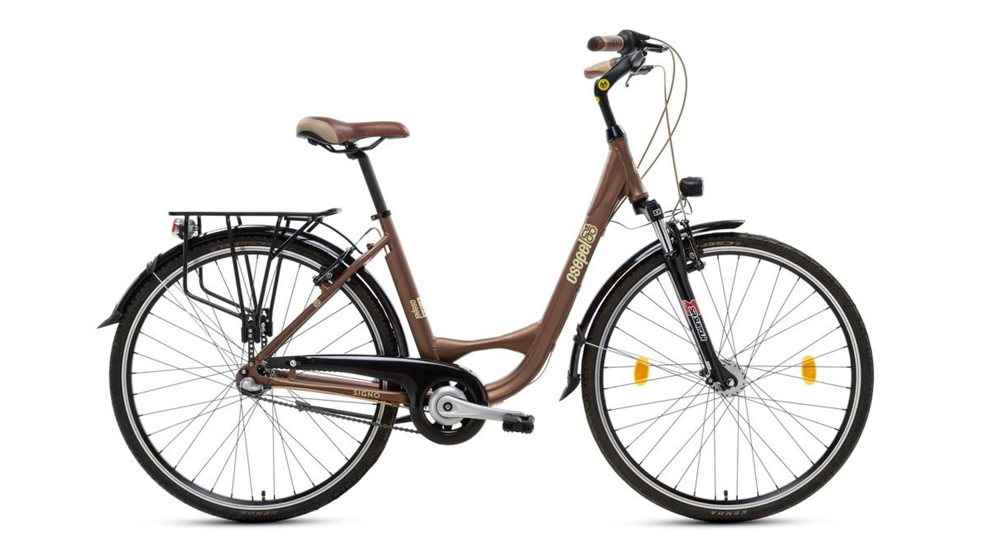 CSEPEL Signo 100 Női 28" N3 3 seb. agyváltós, kontrás női túra/trekking kerékpár, 17", barna CSEPEL Signo 100 Női 28" N3 3 seb. agyváltós, kontrás női túra/trekking kerékpár, 17", barna