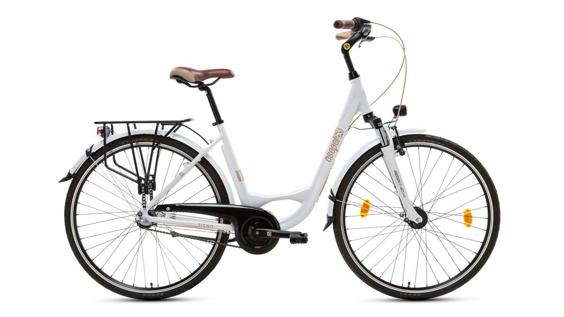 CSEPEL Signo 100 Női 28" N3 3 seb. agyváltós, kontrás női túra/trekking kerékpár, 19" fehér