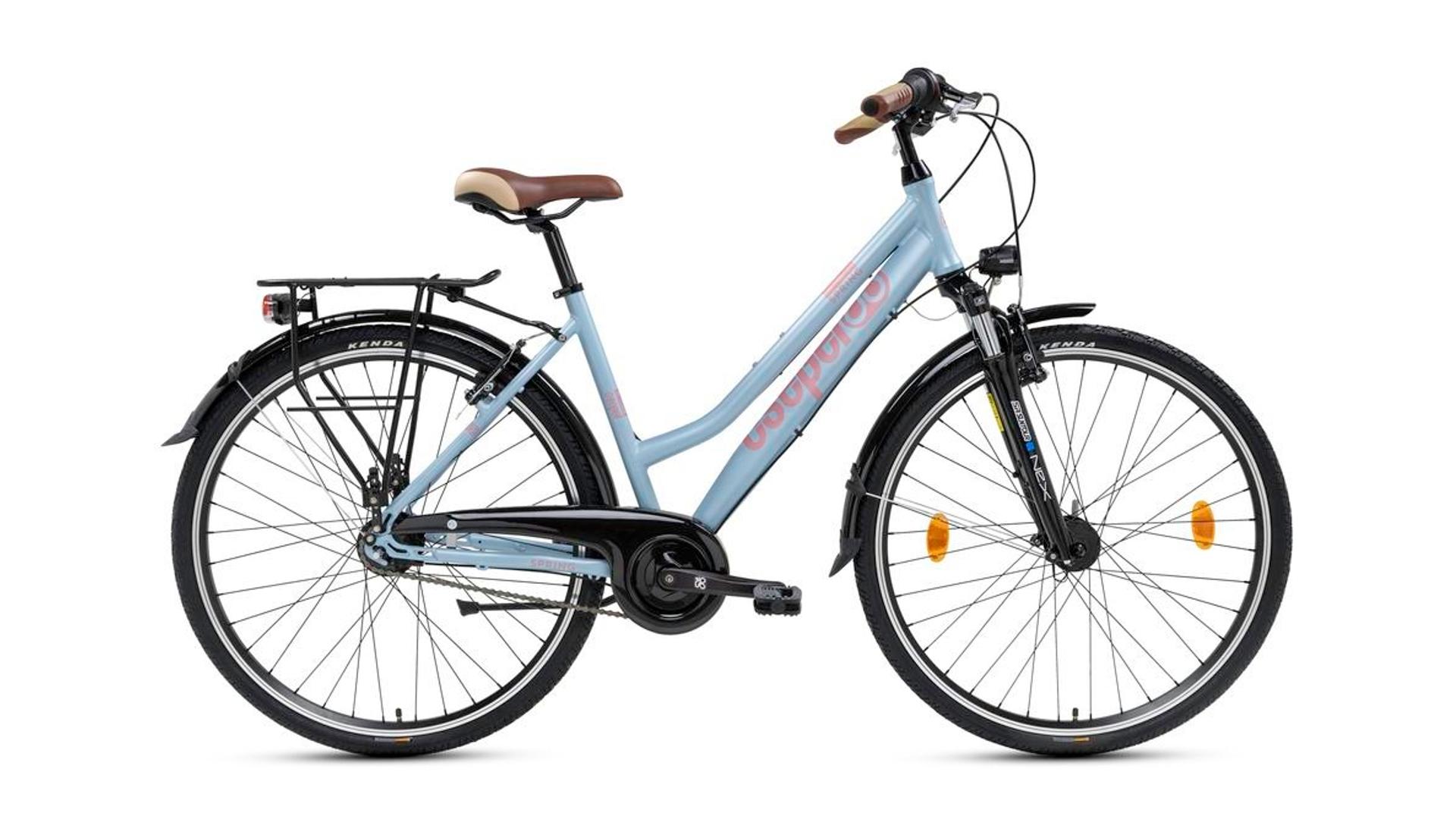 CSEPEL Spring 200 NÖI 28" N7 7 seb., agyváltós női túra/trekking kerékpár, 17", szürke
