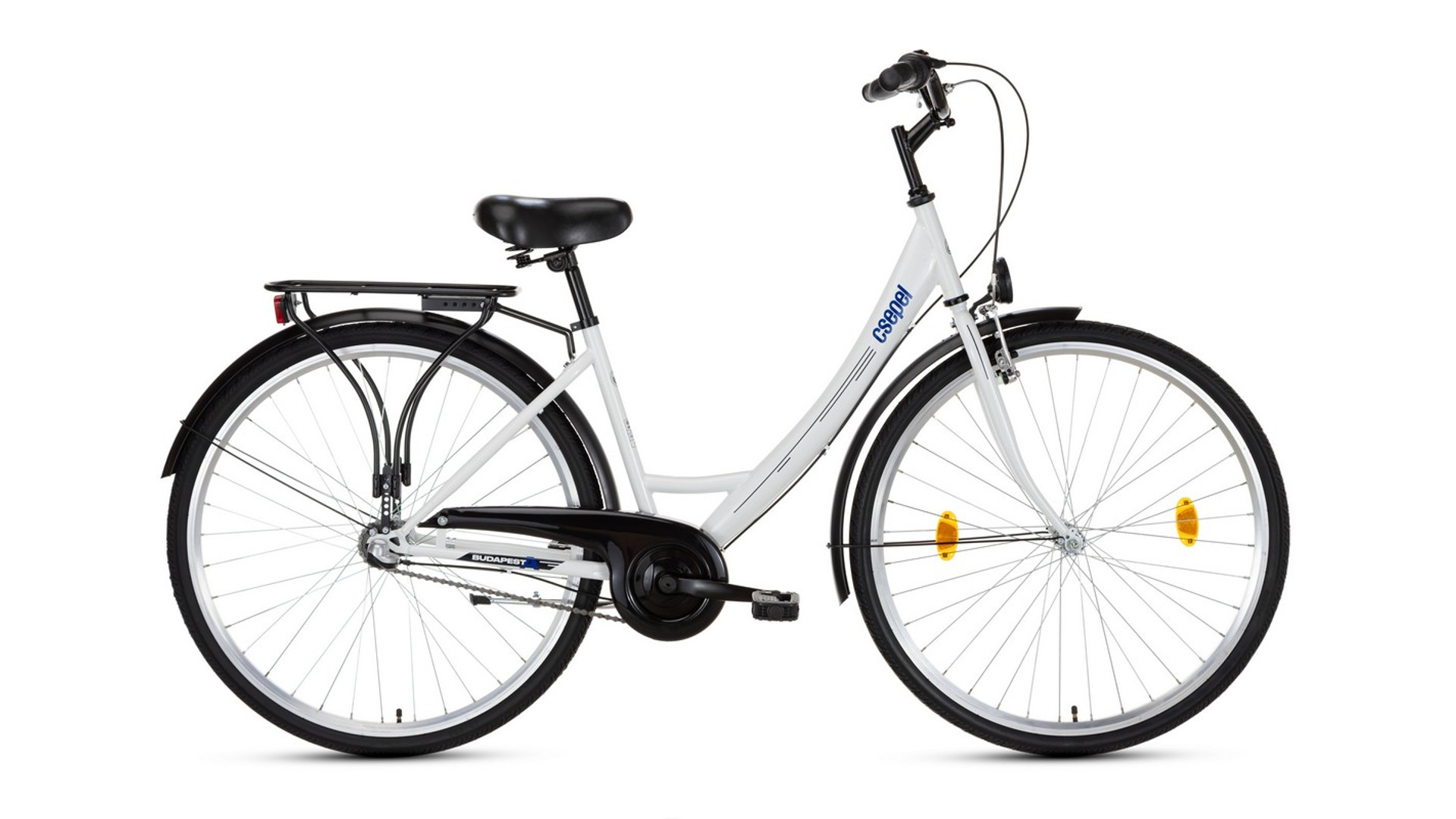 CSEPEL Budapest A 28" Nexus 3 női városi kerékpár, 3-sebességes, agyváltós, 17", fehér