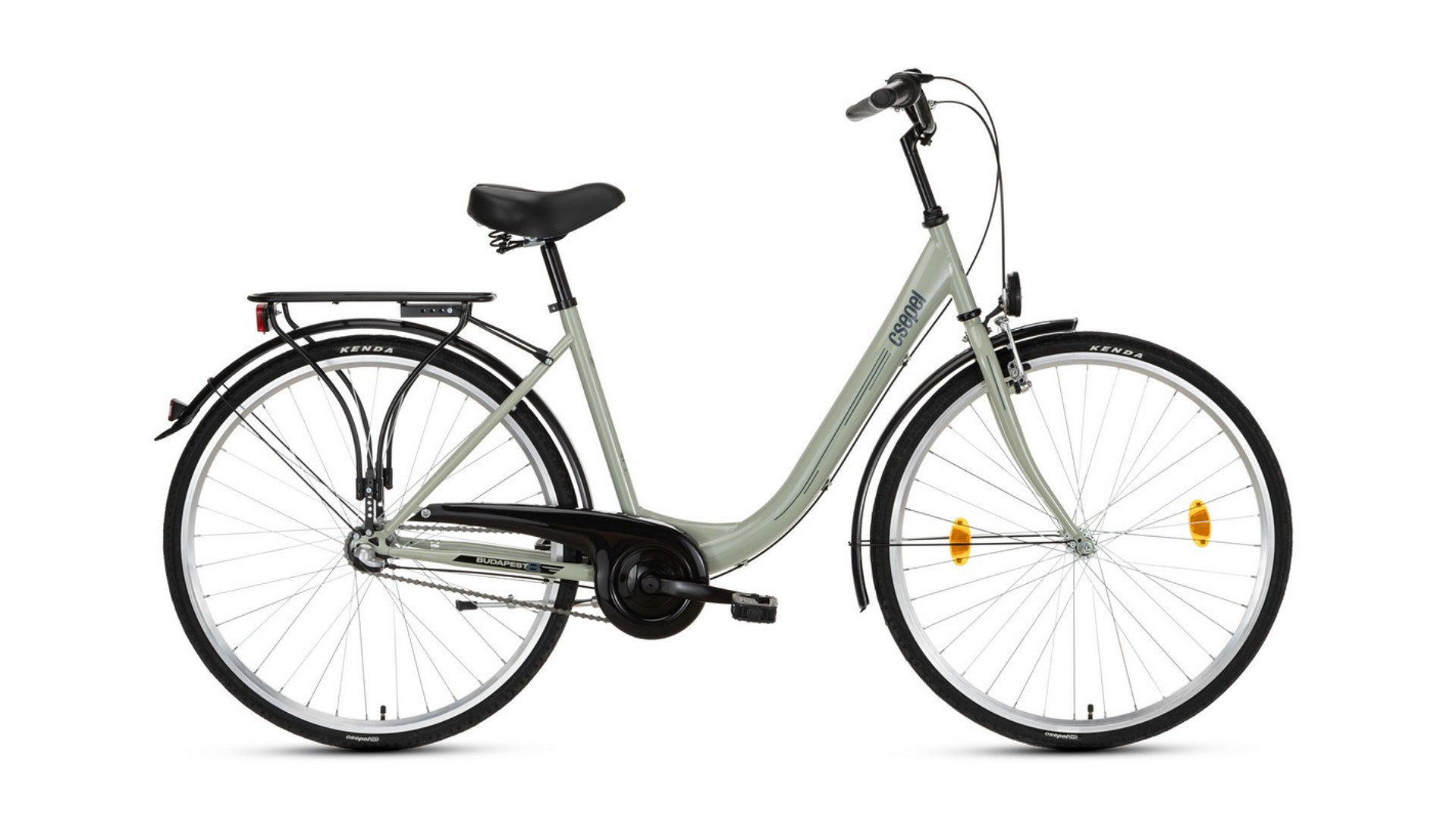 CSEPEL Budapest B 28" Nexus 3 női városi kerékpár, 3-sebességes, agyváltós, 19", normál szürke