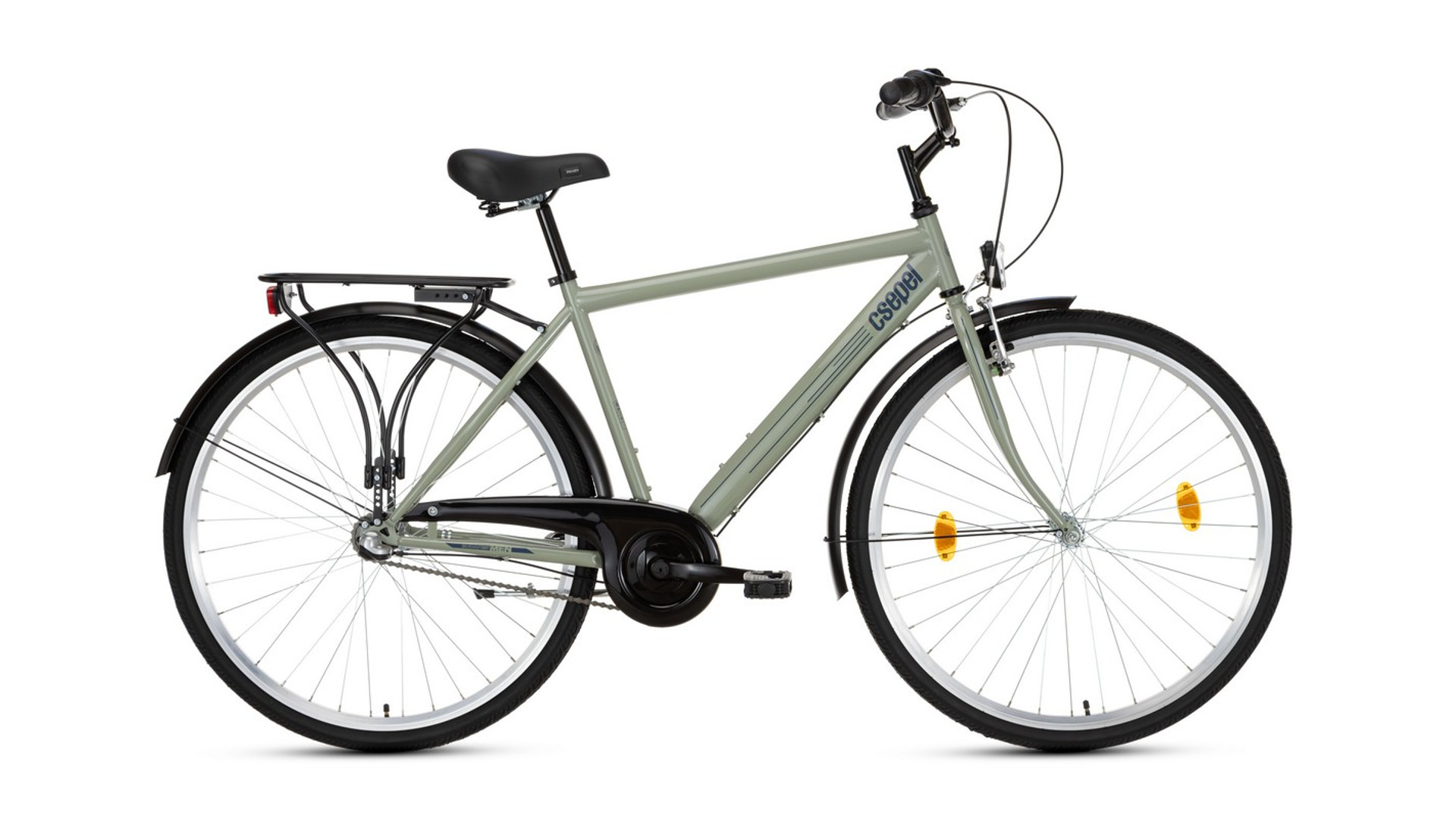 CSEPEL Budapest Férfi 28" Nexus 3 városi kerékpár, 3-sebességes, agyváltós, 19", szürke