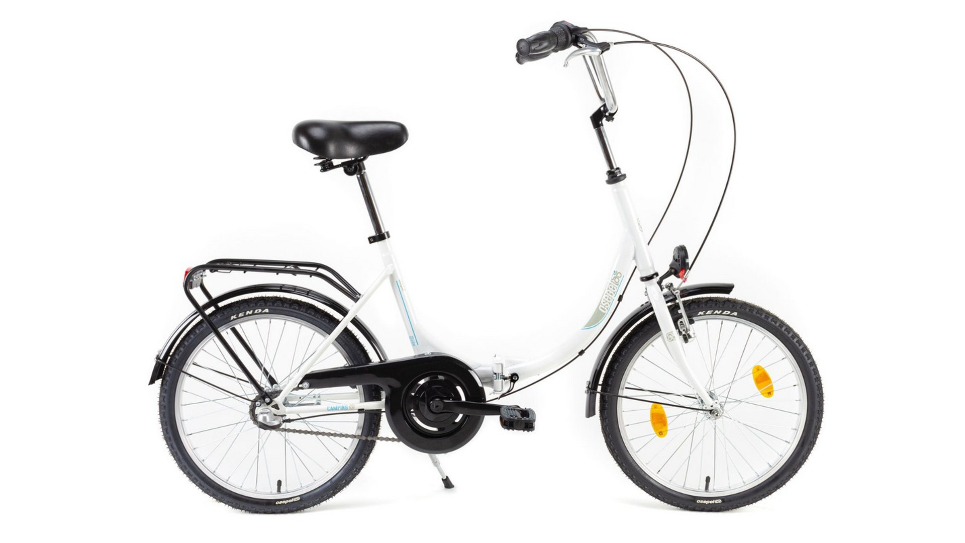 CSEPEL Camping 20" ÖCS N3 3 sebességes, agyváltós, kontrás kempingkerékpár, összecsukható, 15" (unisize), fehér