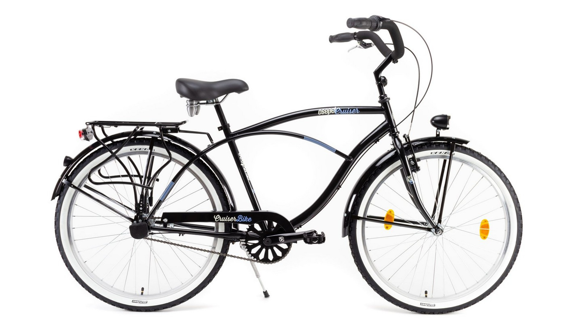 CSEPEL Cruiser Neo Nexus 3 26" férfi városi / cruiser kerékpár, 3-sebességes, agyváltós, 18", fekete