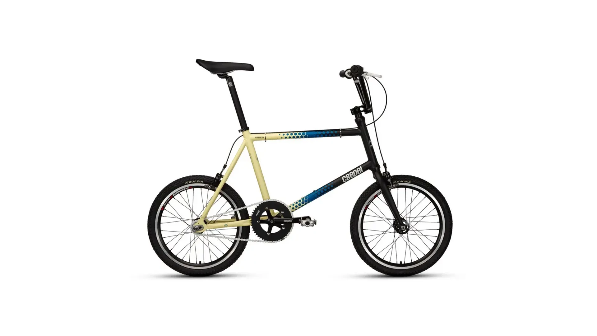 CSEPEL Frisco Alu 20" single speed/fixi városi kerékpár, 456mm, fekete-vaj CSEPEL Frisco Alu 20" single speed/fixi városi kerékpár, 456mm, fekete-vaj