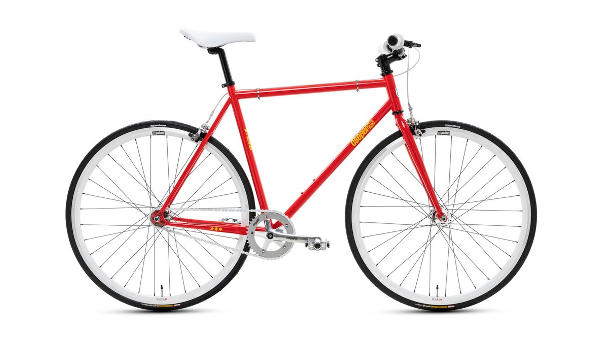 CSEPEL Royal 3* 28" városi fixi / single speed kerékpár, 55cm, piros