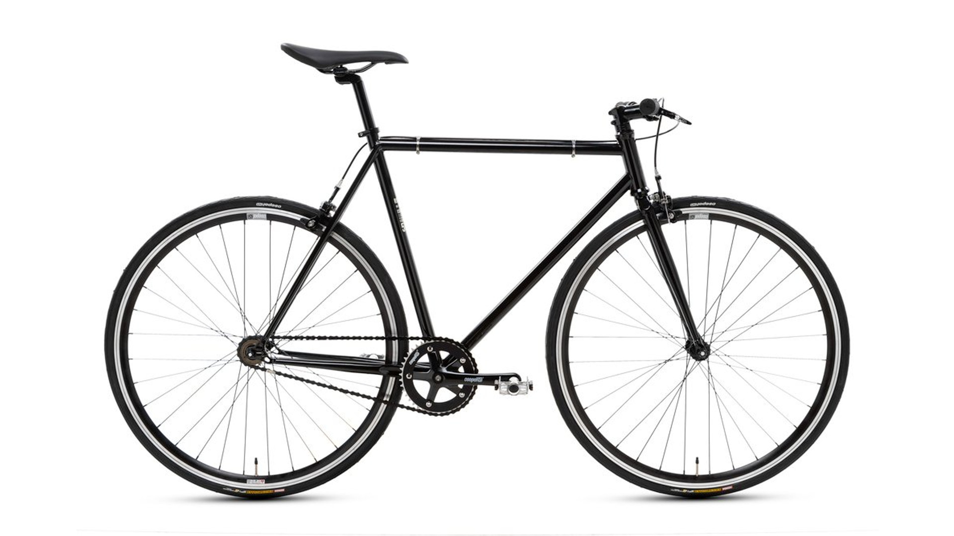 CSEPEL Royal 4* 28" férfi városi fixi / single speed kerékpár (2022), 56cm, fekete