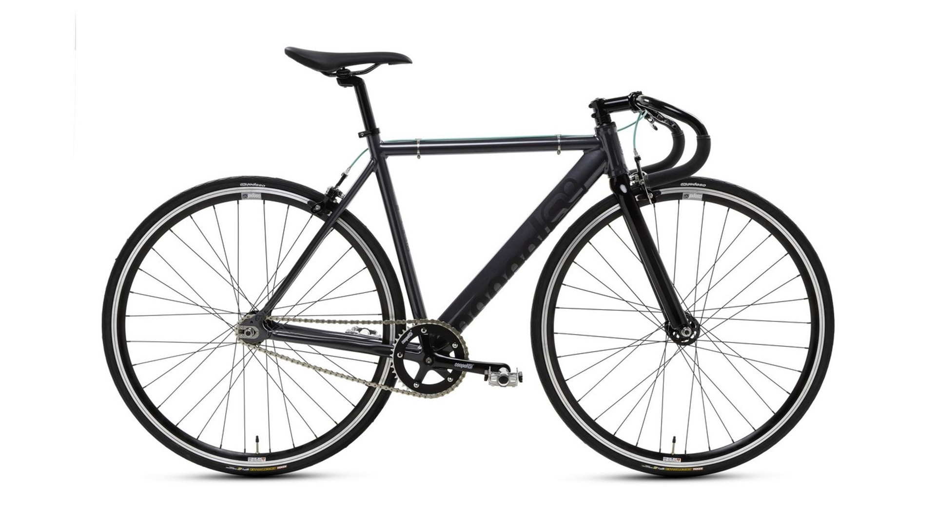 CSEPEL RoyAL Alu 28" városi fixi / single speed kerékpár, alu/karbon, 52cm, kamélon szürke