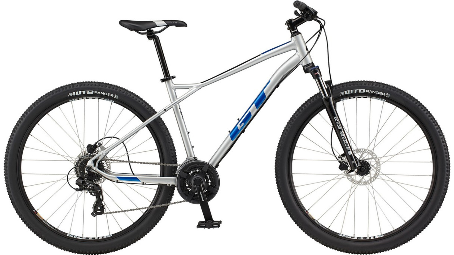 GT Aggressor Expert Shimano 2021 29" MTB hardtail kerékpár, Silver, S (esztétikai hibás) GT Aggressor Expert Shimano 2021 29" MTB hardtail kerékpár, Silver, S (esztétikai hibás)